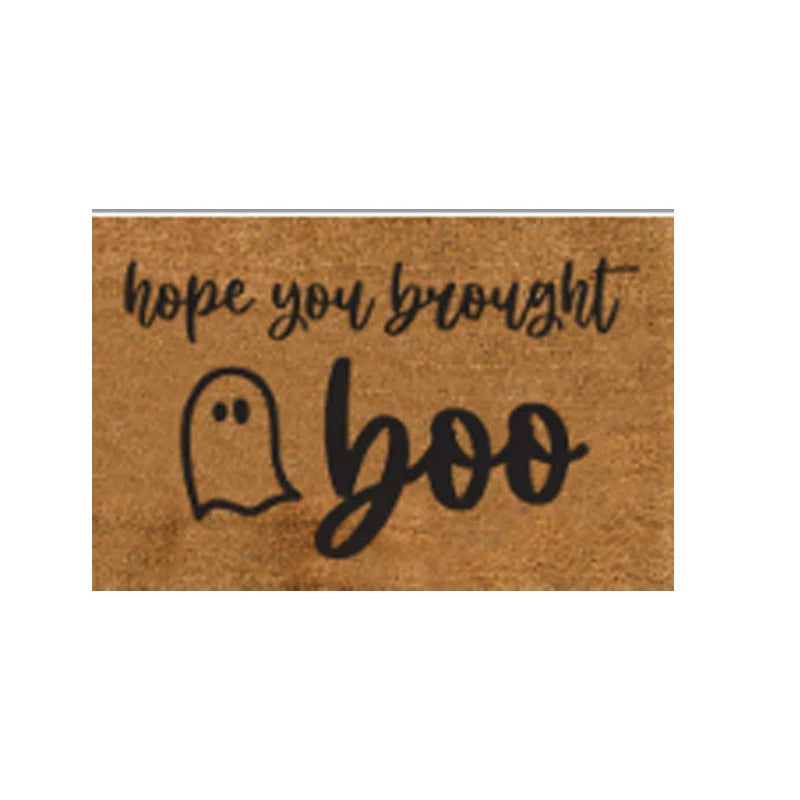 Doormat Coconut Fiber Non-Slip Halloween Design