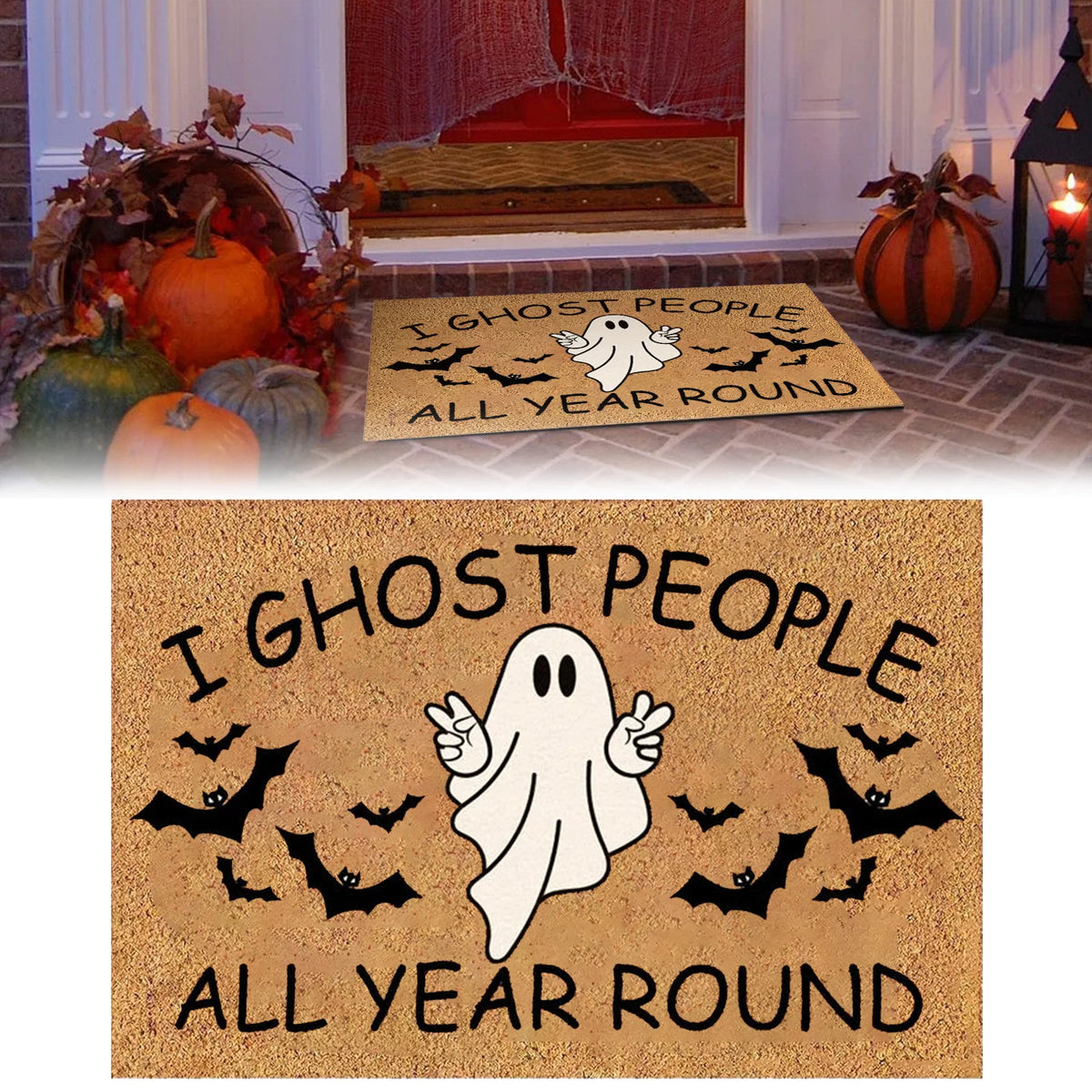 Doormat Coconut Fiber Non-Slip Halloween Design