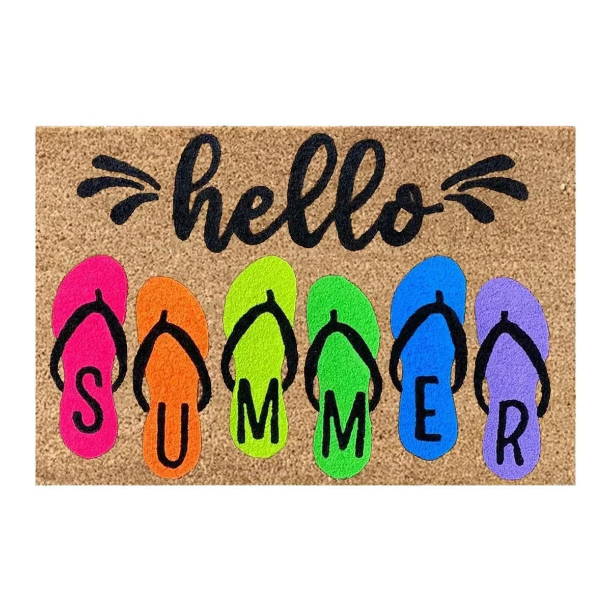 Doormat Coconut Fiber Non-Slip Halloween Design