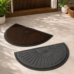 Doormat Half-Moon Rubber Non-Slip Dirt-Trapping Surface