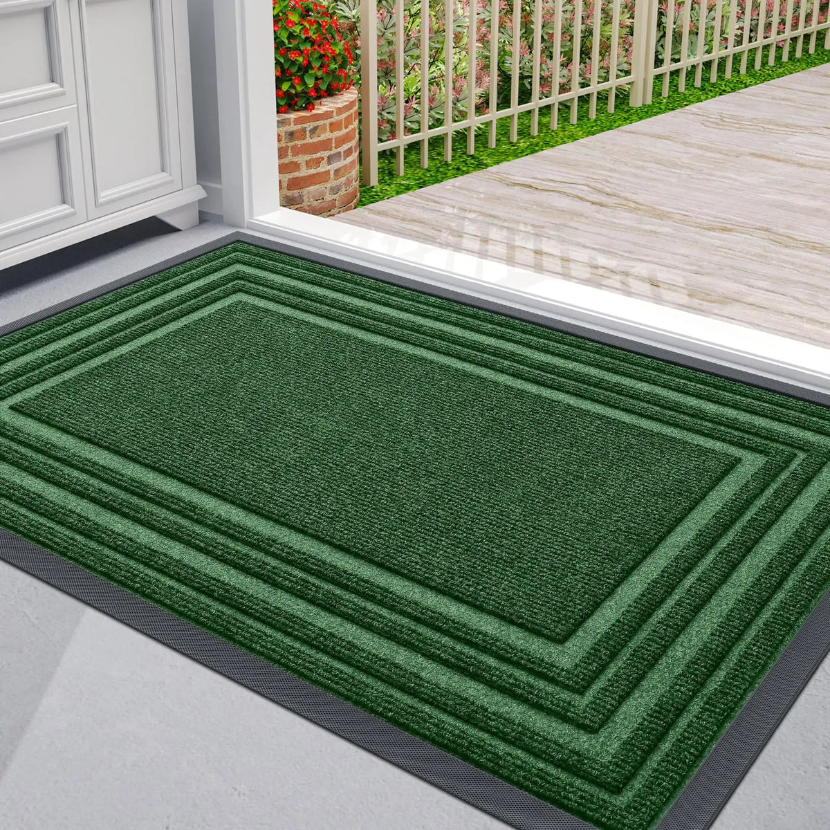 Doormat Natural Rubber Non-Slip Weather-Resistant