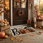 Doormat Set Halloween Printed Washable Crystal Velvet
