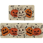 Doormat Set Halloween Printed Washable Crystal Velvet