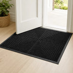 Doormat Striped Dirt-Trapping Non-Slip Waterproof