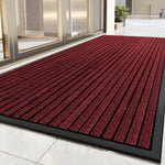 Doormat Striped Dirt-Trapping Non-Slip Waterproof