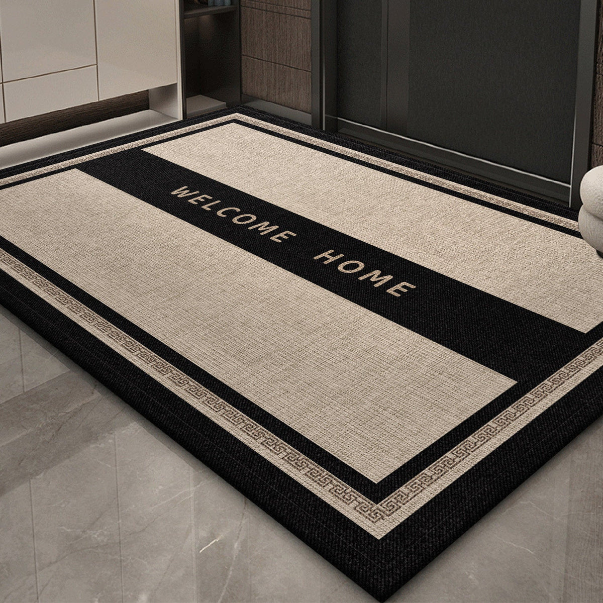 Doormat Welcome Home Design Non-Slip Backing