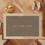 Doormat Welcome Home Design Non-Slip Backing