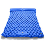 Double Camping Mat Self-Inflating Lightweight Waterproof Ripstop Nylon