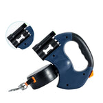 Double Dog Leash Anti-Tangle Swivel Padded Handle