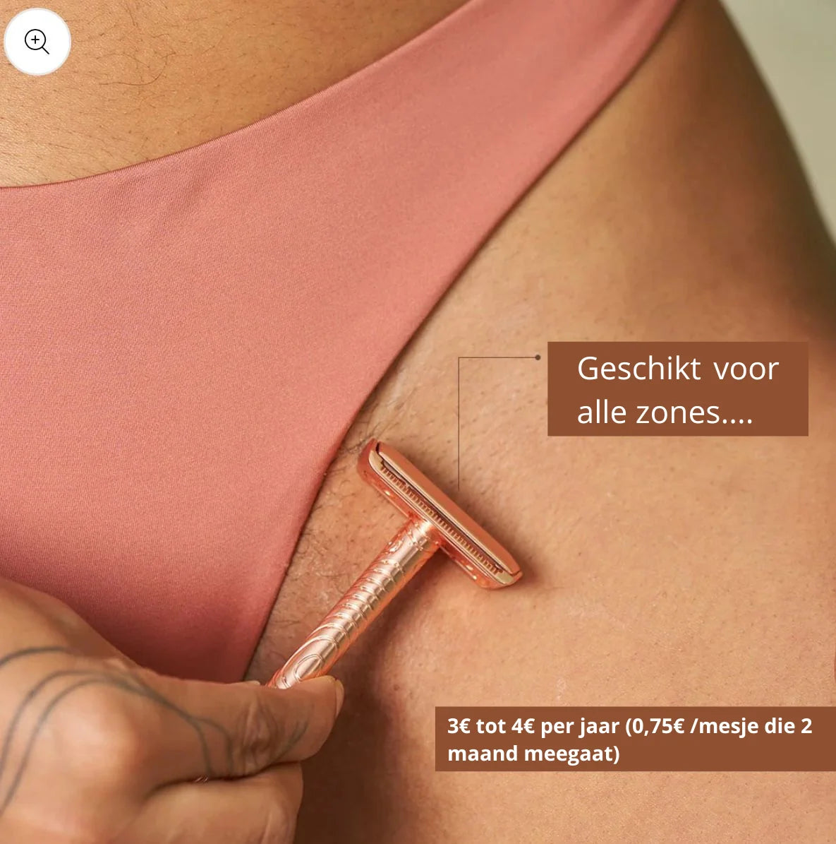 Double Edge Safety Razor Anti-Irritation & Ingrown Hair Prevention