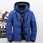 Down Jacket Duck Down Insulation Removable Hood Lightweight