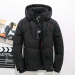 Down Jacket Duck Down Insulation Removable Hood Lightweight