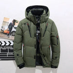 Down Jacket Duck Down Insulation Removable Hood Lightweight