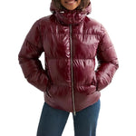 Down Jacket Shiny Finish Adjustable Hood】【：】【“】【