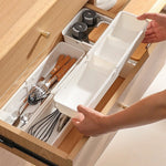 Drawer Organizer Adjustable ABS Plastic Set of 2