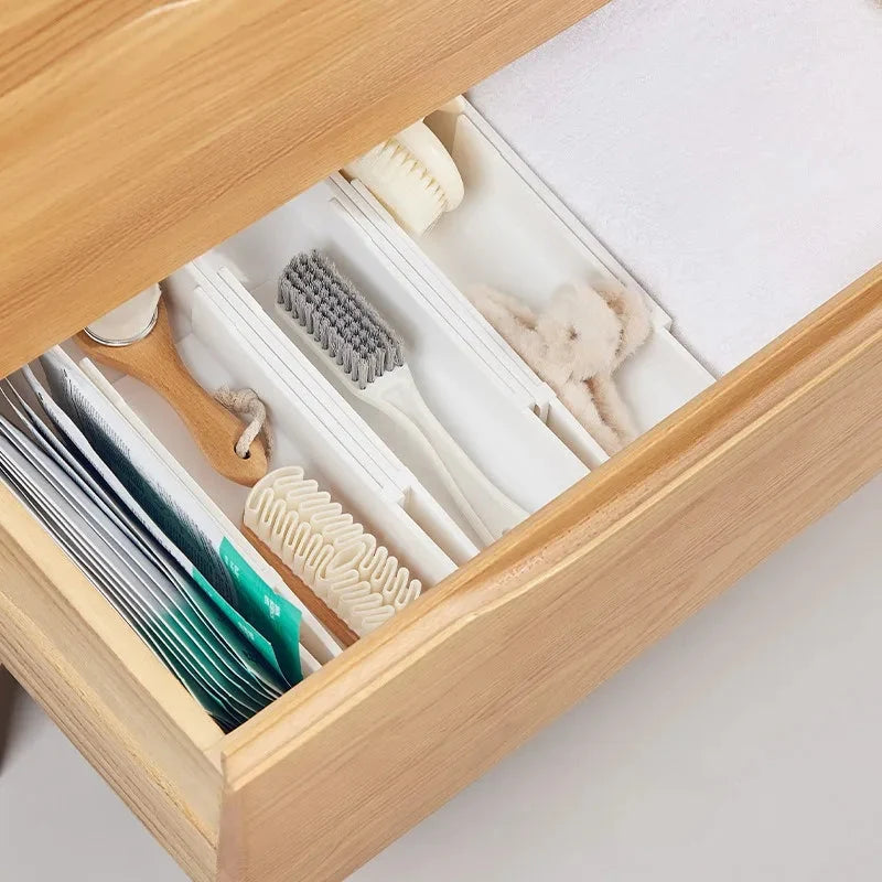 Drawer Organizer Adjustable ABS Plastic Set of 2