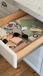 Drawer Organizer Adjustable Collapsible Multi-Tier ABS flipped? Wait title. Need no issue. "Drawer Organizer Adjustable Collapsible Multi-Tier ABS" fine.