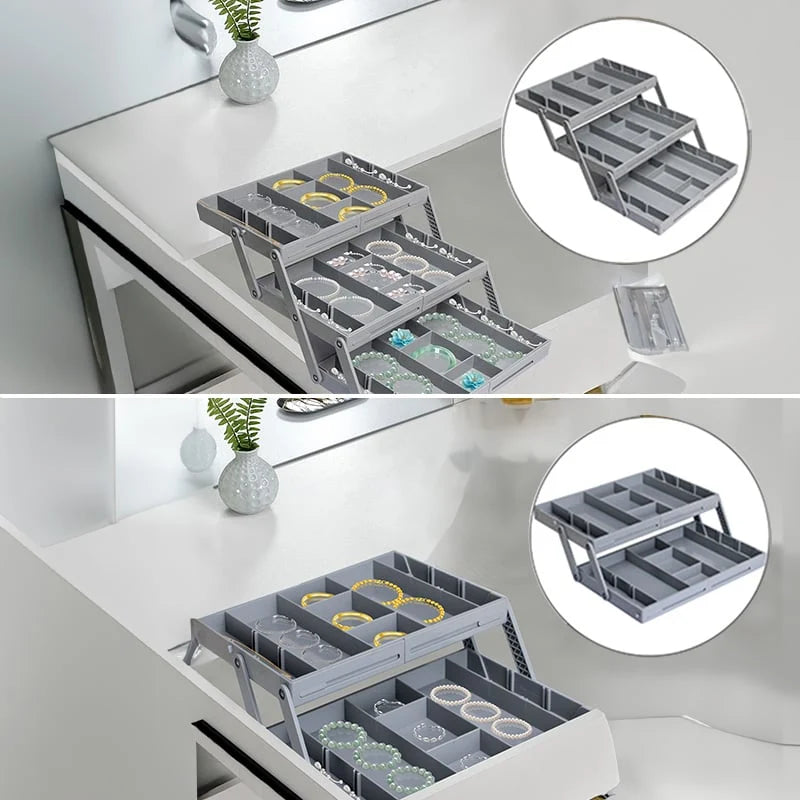 Drawer Organizer Adjustable Dividers Space-Saving Design