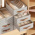 Drawer Organizer Foldable Compartments for Socks & Underwear