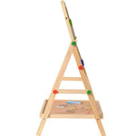 Drawing Easel Magnetic Whiteboard & Chalkboard Adjustable Frame