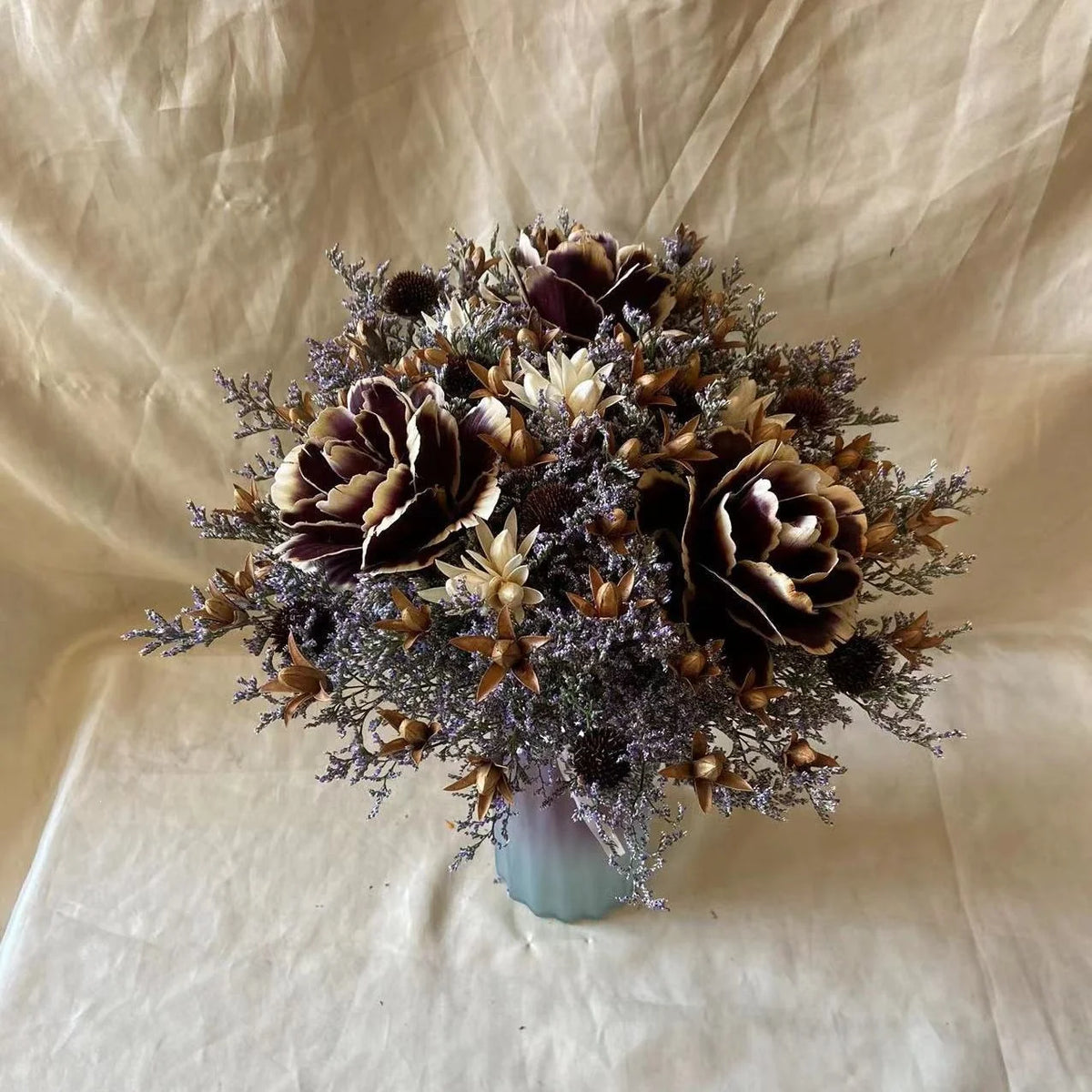 Dried Flower Bouquet Natural Long-Lasting No-Water Decor