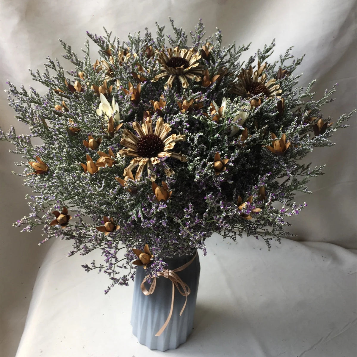 Dried Flower Bouquet Natural Long-Lasting No-Water Decor