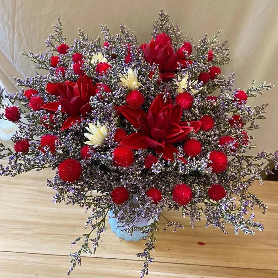 Dried Flower Bouquet Natural Long-Lasting No-Water Decor