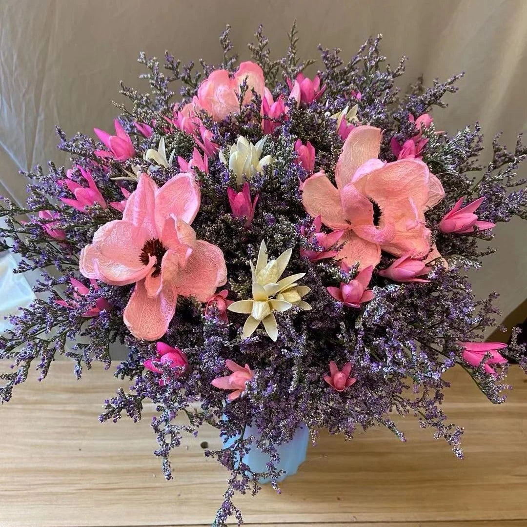 Dried Flower Bouquet Natural Long-Lasting No-Water Decor