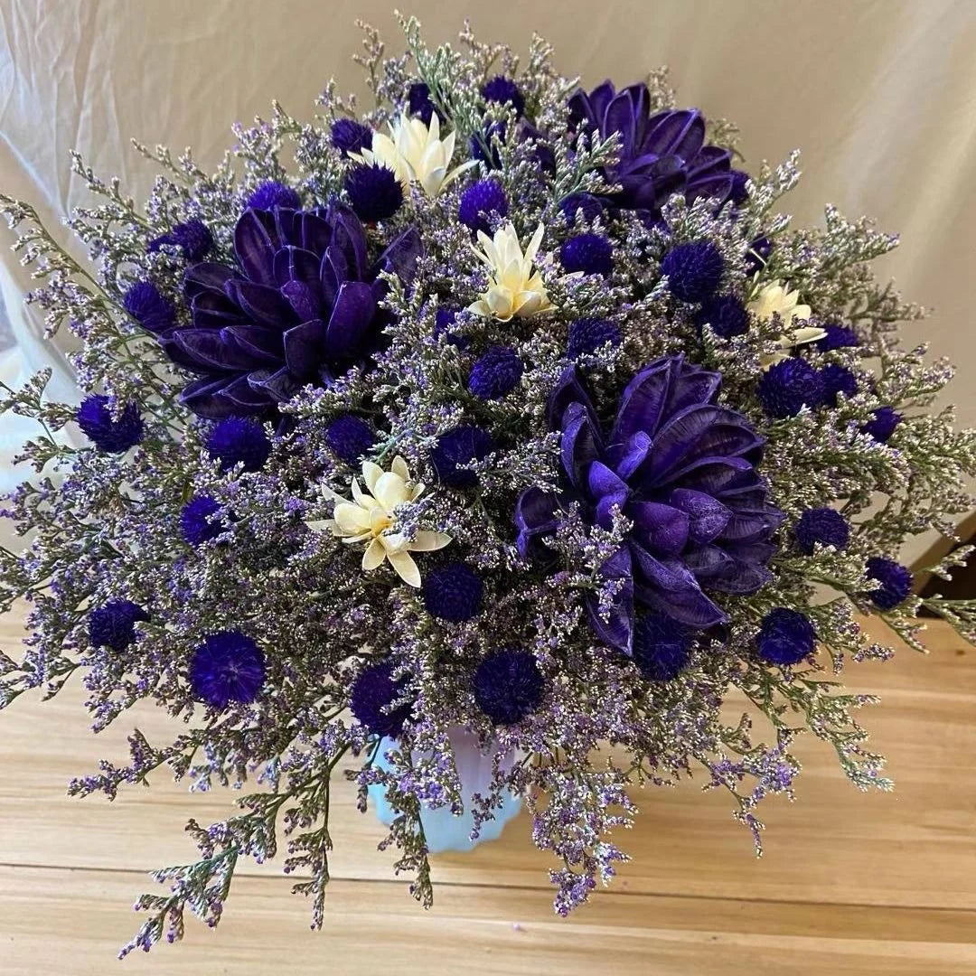 Dried Flower Bouquet Natural Long-Lasting No-Water Decor