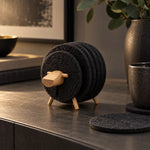 Drink Coasters Sheep Shape Anti-Slip