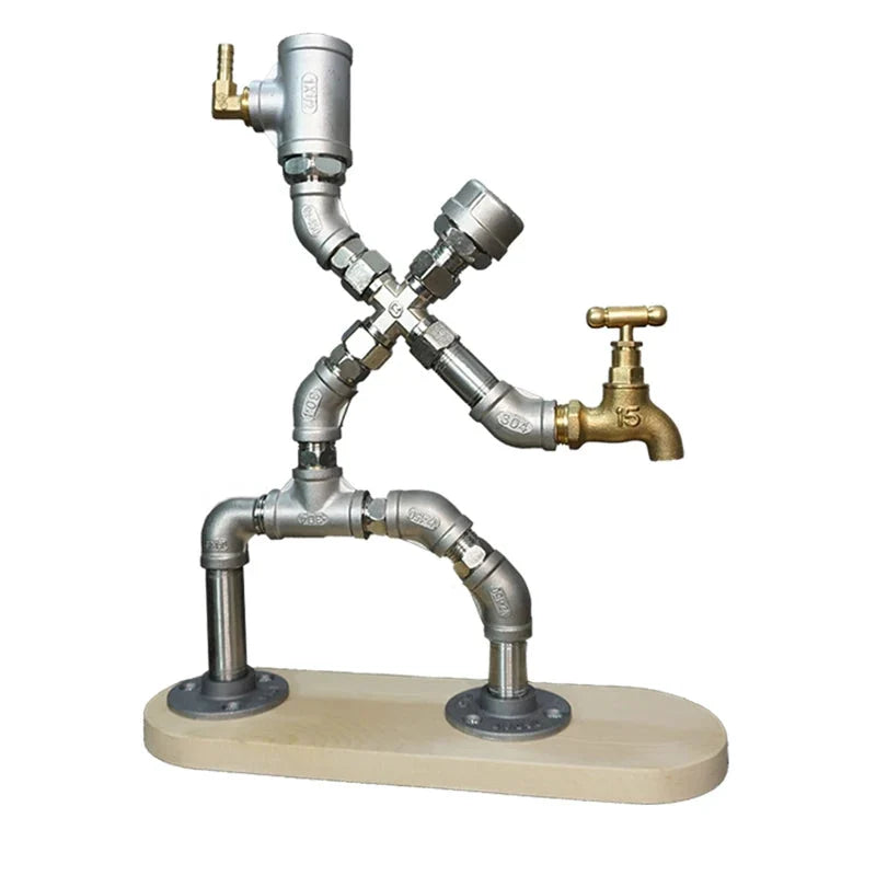 Drink Dispenser Industrial Pipe Single Cup Holder