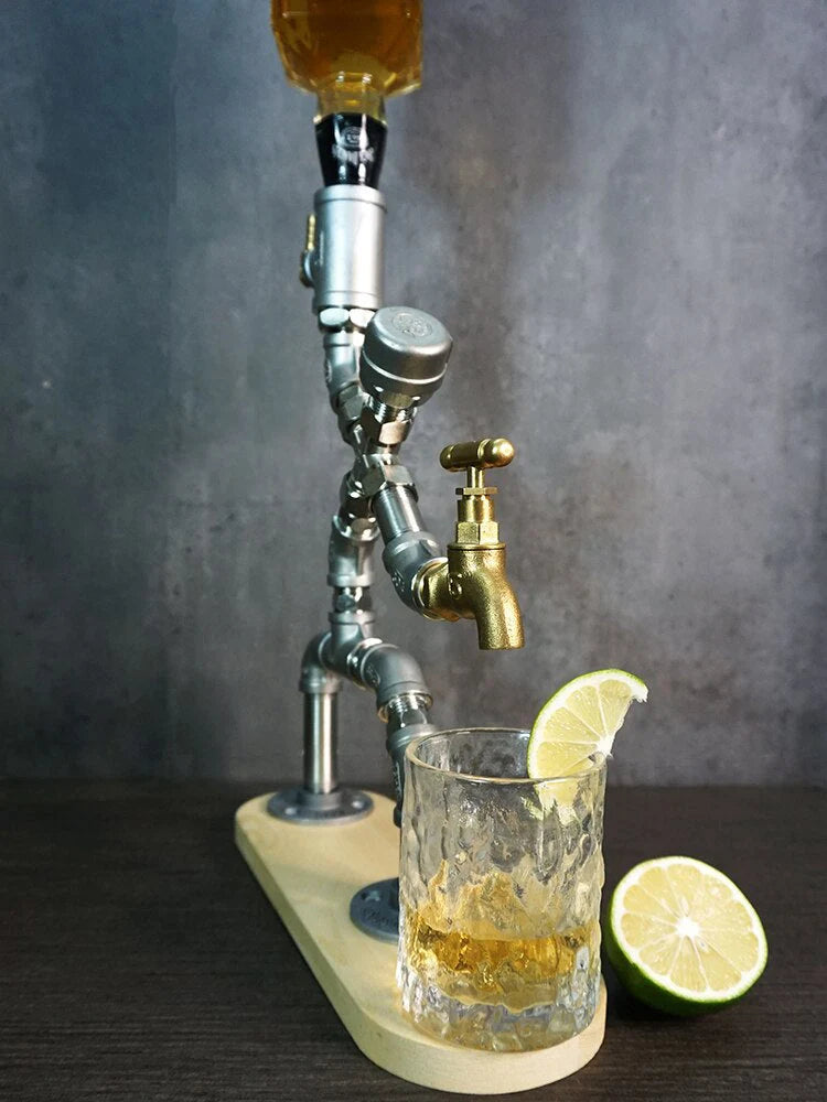 Drink Dispenser Industrial Pipe Single Cup Holder