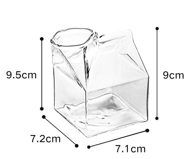 Drinking Glass Handmade Non-Slip Base 8.45 Oz