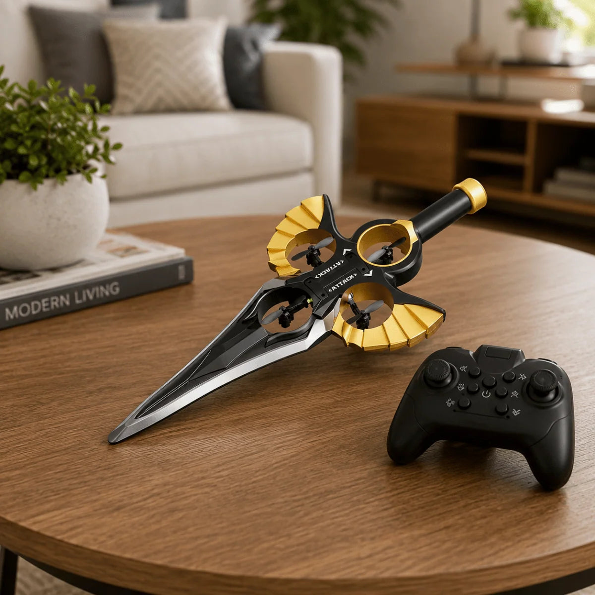 Drone Toy Remote-Controlled Rechargeable Compact Design