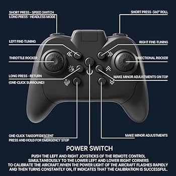 Drone Toy Remote-Controlled Rechargeable Compact Design