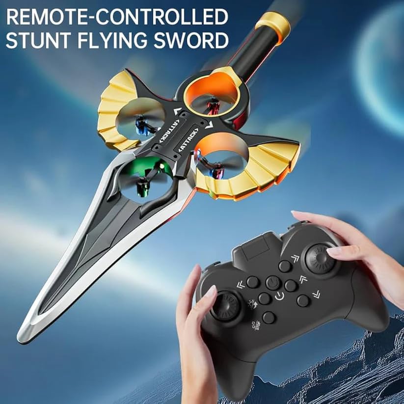 Drone Toy Remote-Controlled Rechargeable Compact Design