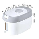 Dry Food Dispenser One-Touch & Airtight Seal