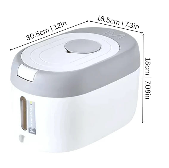 Dry Food Dispenser One-Touch & Airtight Seal