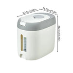 Dry Food Dispenser One-Touch & Airtight Seal