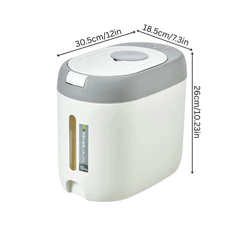 Dry Food Dispenser One-Touch & Airtight Seal