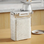 Dry Food Storage Container Airtight 2.5L With Measuring Cup