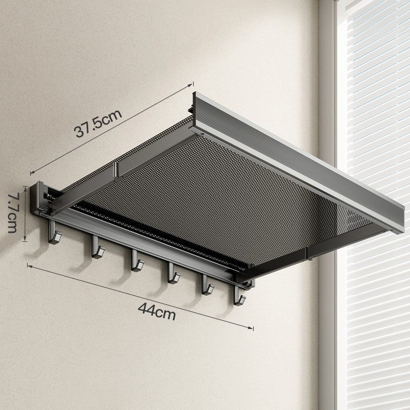 Drying Rack Wall-Mounted Folding No-Drill Space-Saving