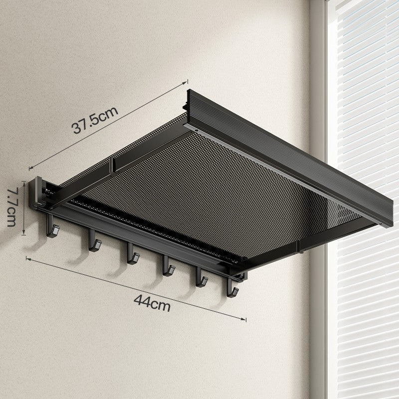 Drying Rack Wall-Mounted Folding No-Drill Space-Saving