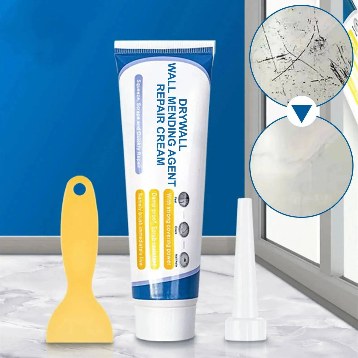 Drywall Repair Kit Quick-Drying Strong Bond Waterproof