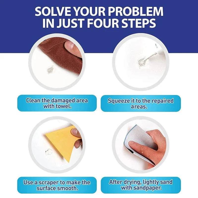Drywall Repair Kit Quick-Drying Strong Bond Waterproof