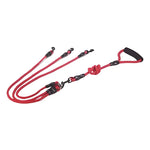 Dual Dog Leash Tangle-Free Cushioned Handle Quick-Lock