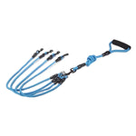 Dual Dog Leash Tangle-Free Cushioned Handle Quick-Lock
