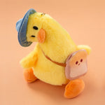 Duck Keychain Soft PVC Metal Clip & Key Ring