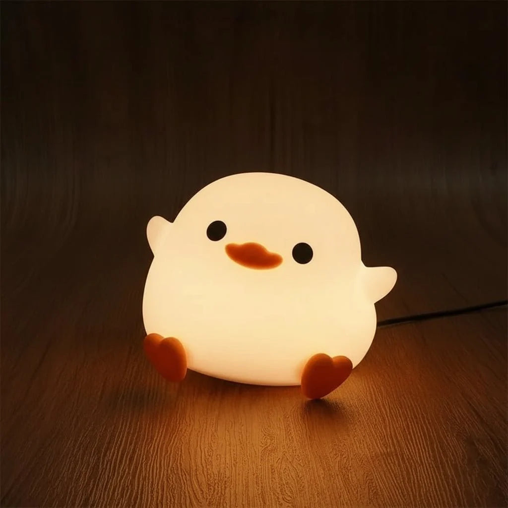 Duck Night Light Silicone LED USB Rechargeable