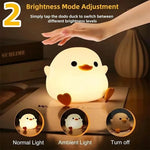 Duck Night Light Silicone LED USB Rechargeable